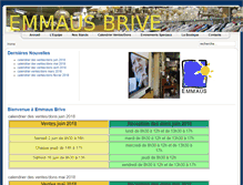 Tablet Screenshot of emmaus-brive.fr